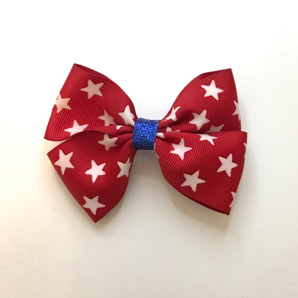 “American Girl” Handmade Hair Bow